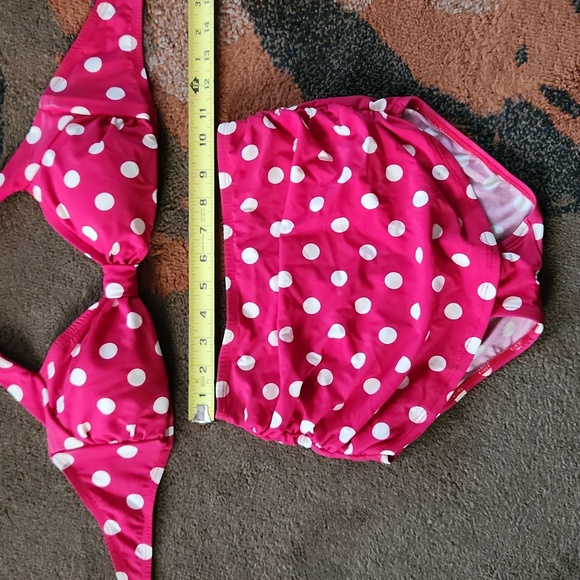 Esther Williams Polka Dot High waisted Bikini - Picture 8 of 8